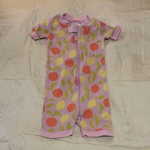 Hanna Andersson Pastel Fruit Baby Romper